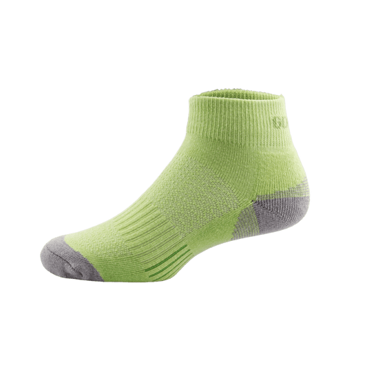 GoPlayer women's bamboo charcoal ankle sports socks (green)