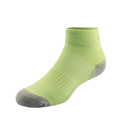 GoPlayer women's bamboo charcoal ankle sports socks (green)