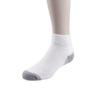 GoPlayer レディース バンブー チャコール アンクル スポーツ ソックス (ホワイト ピンク)