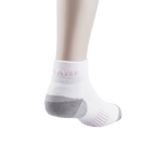 GoPlayer レディース バンブー チャコール アンクル スポーツ ソックス (ホワイト ピンク)