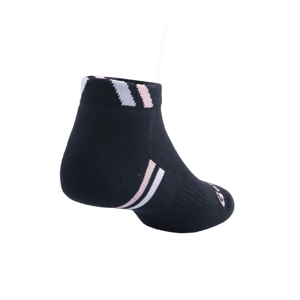 GoPlayer レディース ゴルフ バンブー チャコール ソックス (ブラック)