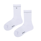 GoPlayer レディース ゴルフクッション 抗菌ミッドカーフソックス (ホワイト)