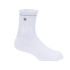 GoPlayer レディース ゴルフクッション 抗菌ミッドカーフソックス (ホワイト)