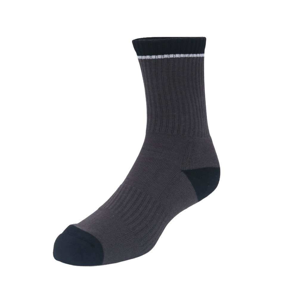 GoPlayer レディース ゴルフクッション 抗菌ミッドカーフソックス (ブラック)