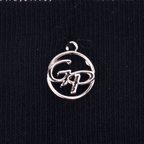 GoPlayer レディース ゴルフ ニーソックス (ブラックとシルバー)