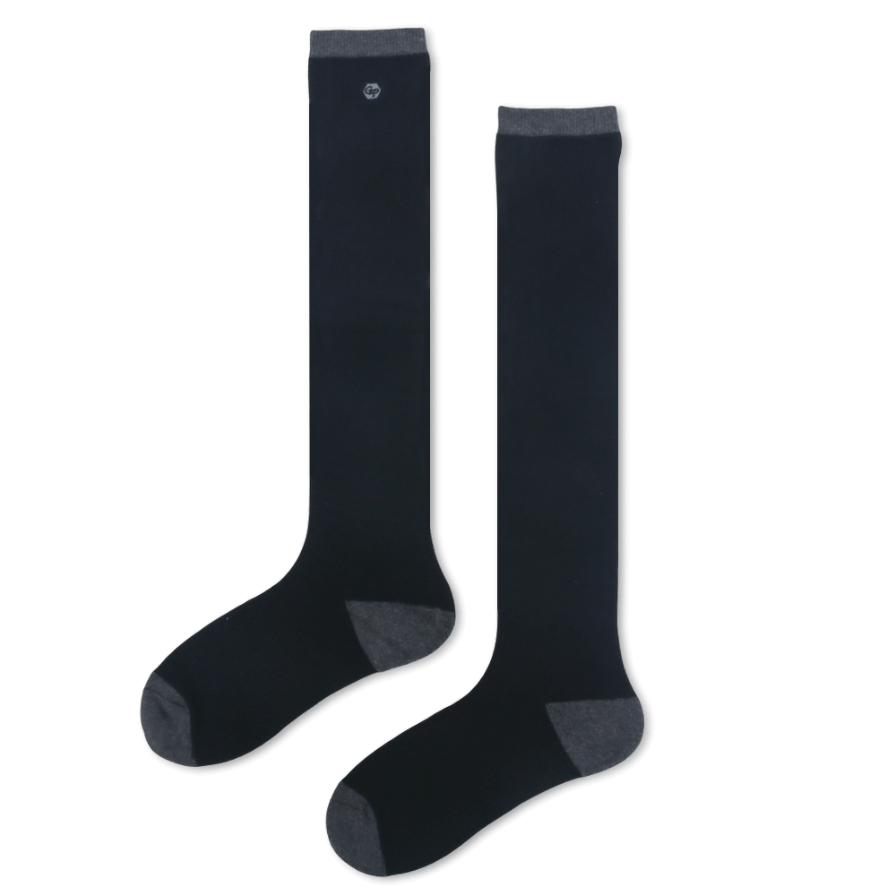 GoPlayer Women's Golf Over-the-Calf Socks (Black)