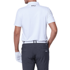 GoPlayer Men's Elastic Quick Dry Short Sleeve Top (British Flag Pattern White)