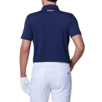 GoPlayer メンズ 伸縮性速乾性半袖トップス（英国国旗ブルー）