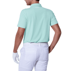 GoPlayer メンズ 伸縮性速乾半袖トップス（英国国旗グリーン）