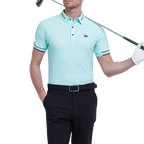 GoPlayer男輕薄超彈短袖上衣(淺綠)