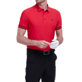 GoPlayer メンズ軽量超弾性半袖トップ (レッド)