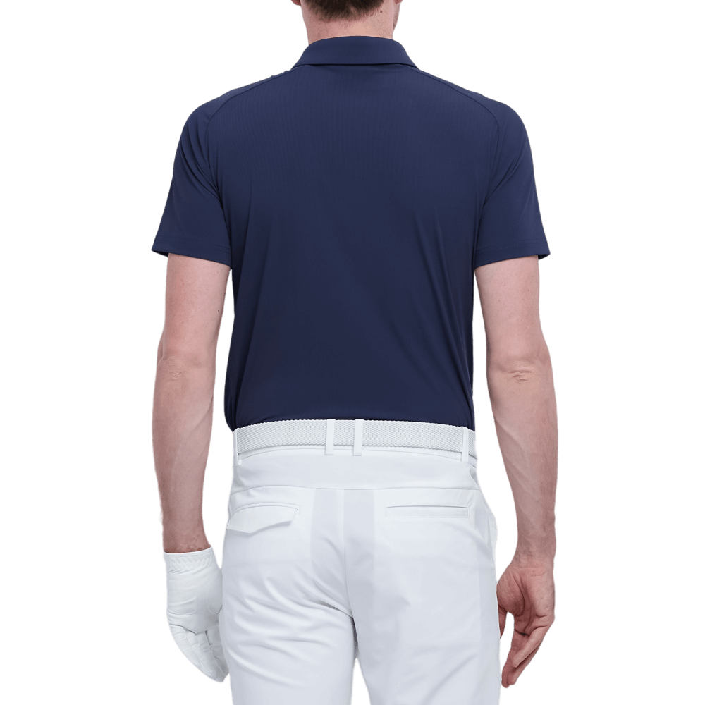 GoPlayer メンズ 軽量超弾性半袖トップ (ネイビー ブルー)