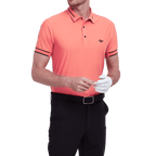 GoPlayer メンズ軽量超弾性半袖トップ (オレンジ)