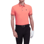 GoPlayer メンズ軽量超弾性半袖トップ (オレンジ)