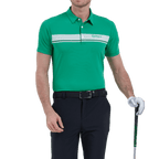 GoPlayer男彈性透氣短袖上衣(綠)