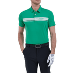 GoPlayer男彈性透氣短袖上衣(綠)