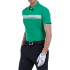 GoPlayer男彈性透氣短袖上衣(綠)