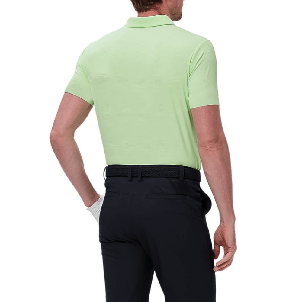 GoPlayer Men's Cool Jacquard Short Sleeve Top (Grass Green)