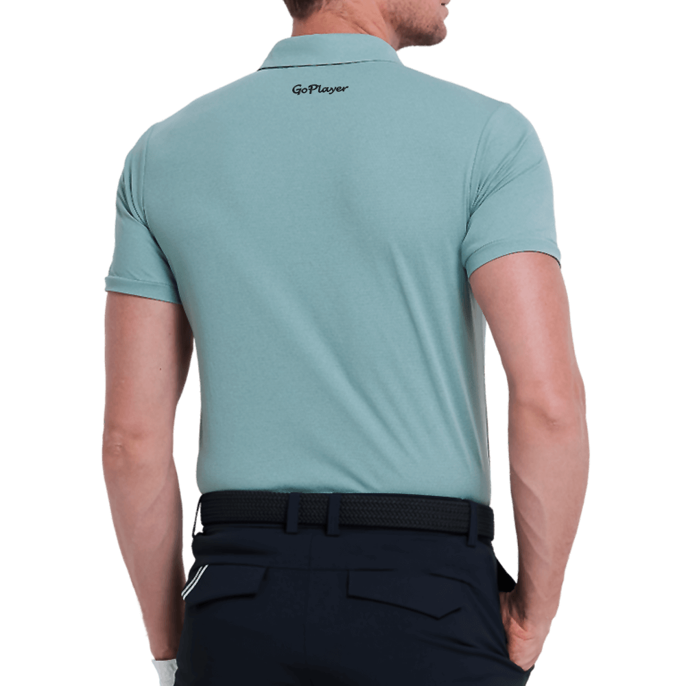 GoPlayer メンズ 軽量 通気性 半袖トップス (グリーン)