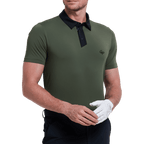 GoPlayer メンズ 軽量 通気性 半袖トップス (アーミーグリーン)