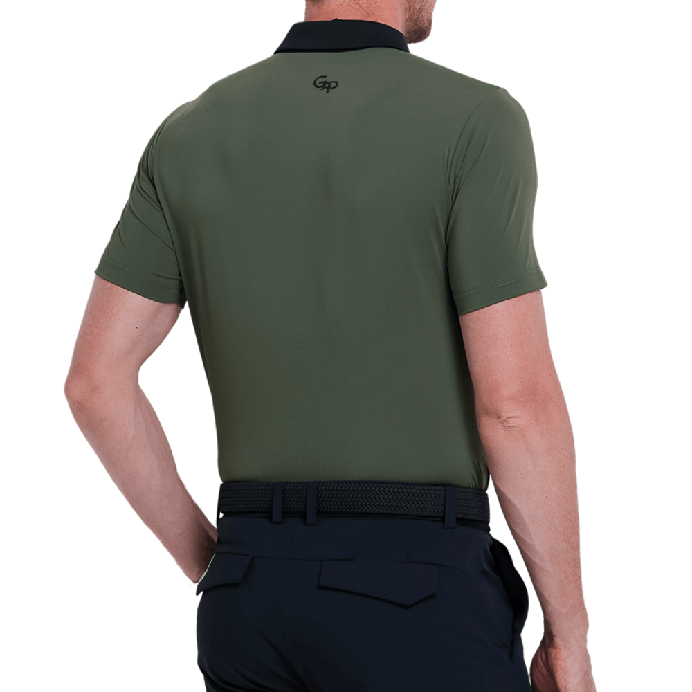 GoPlayer メンズ 軽量 通気性 半袖トップス (アーミーグリーン)
