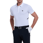 GoPlayer メンズ クール＆通気性 半袖Tシャツ（ホワイト）