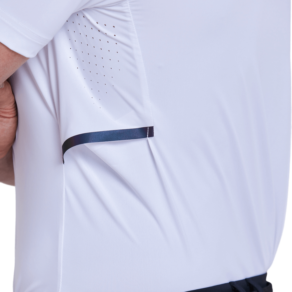 GoPlayer メンズ クール＆通気性 半袖Tシャツ（ホワイト）