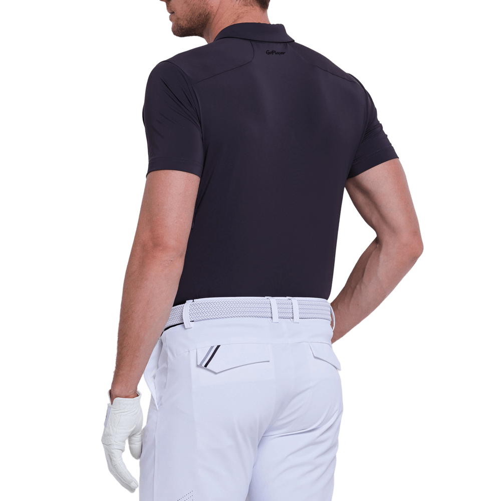 GoPlayer メンズ クール＆通気性半袖Tシャツ（ダークブラウン）