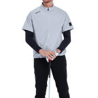 GoPlayer メンズ ゴルフ半袖スポーツ ベスト (グレー)