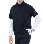 GoPlayer men's golf short-sleeved sports vest (black)