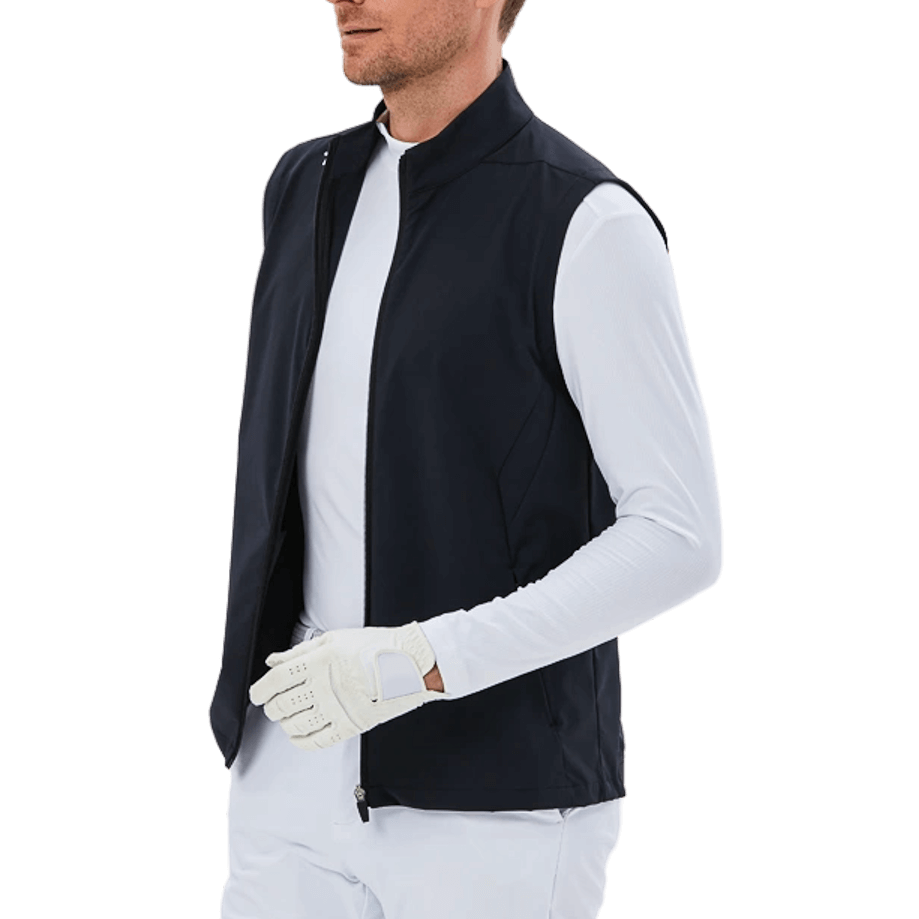 GoPlayer メンズ ゴルフ 防水 スポーツベスト (ブラック)