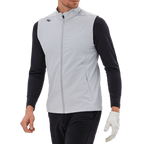 GoPlayer Men's Golf Waterproof Sports Vest (Light Gray)