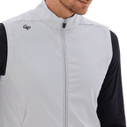 GoPlayer Men's Golf Waterproof Sports Vest (Light Gray)