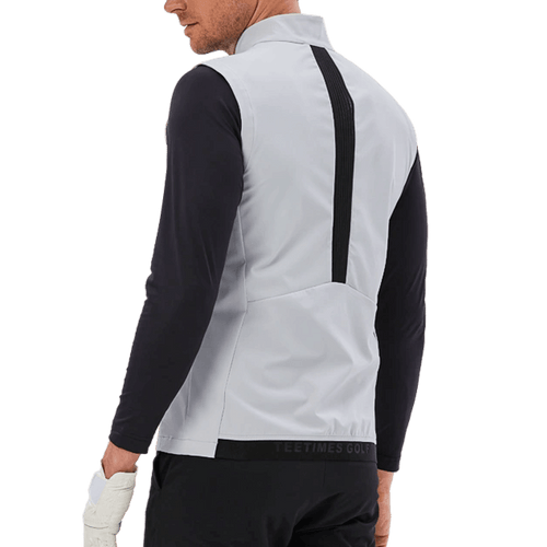 GoPlayer メンズ ゴルフ 防水 スポーツベスト (ライトグレー)