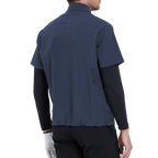 GoPlayer メンズ ゴルフ 半袖 スポーツベスト (ダークブルー)