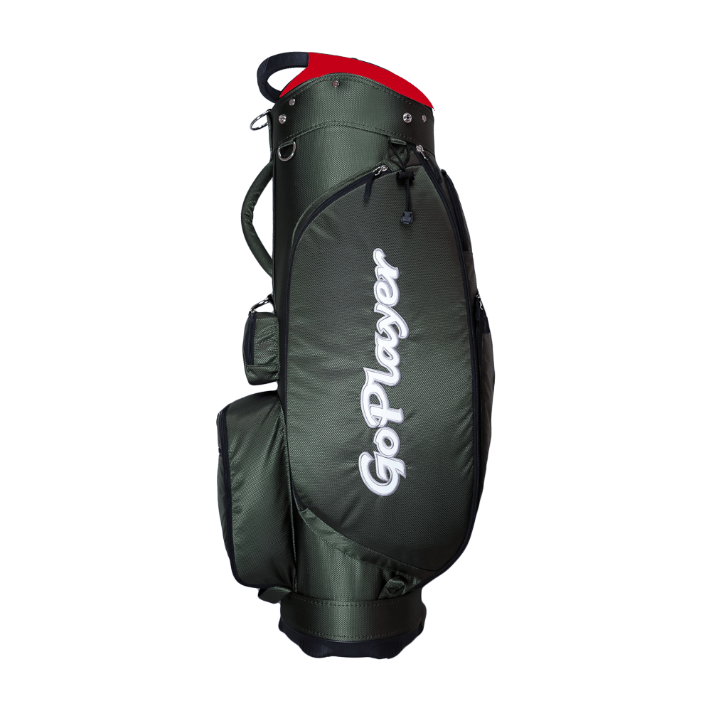 GoPlayer 9 インチ ファッション ファブリック バッグ (ダークグリーン)
