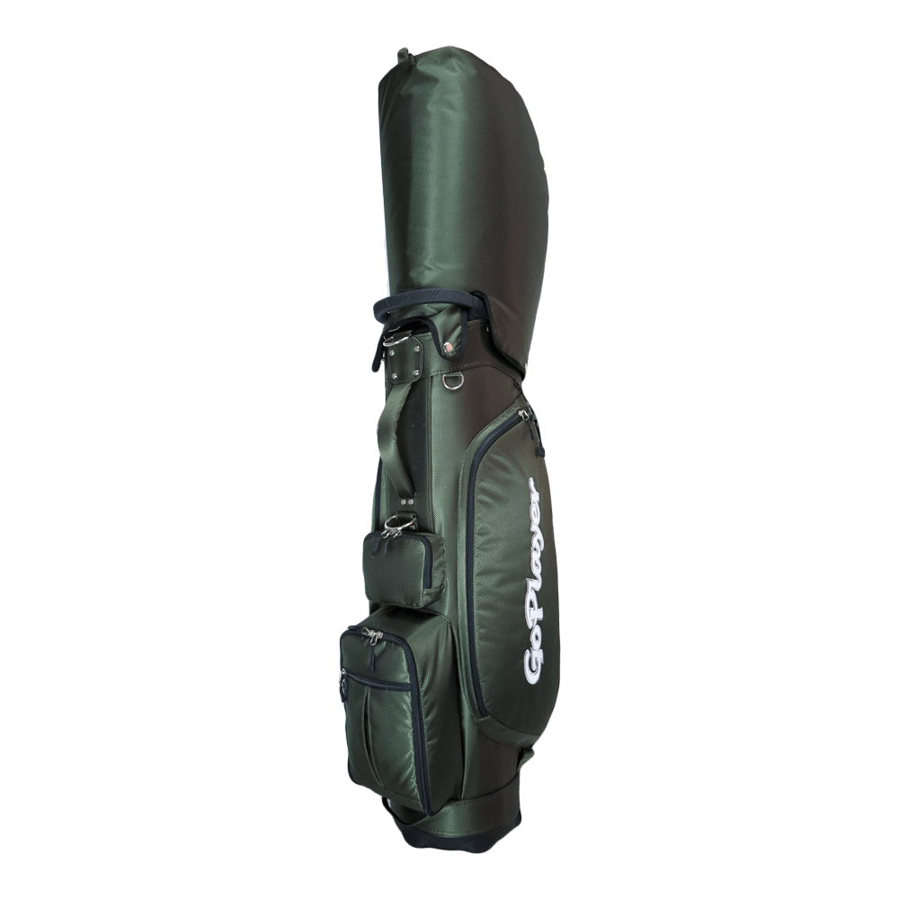 GoPlayer 9 インチ ファッション ファブリック バッグ (ダークグリーン)