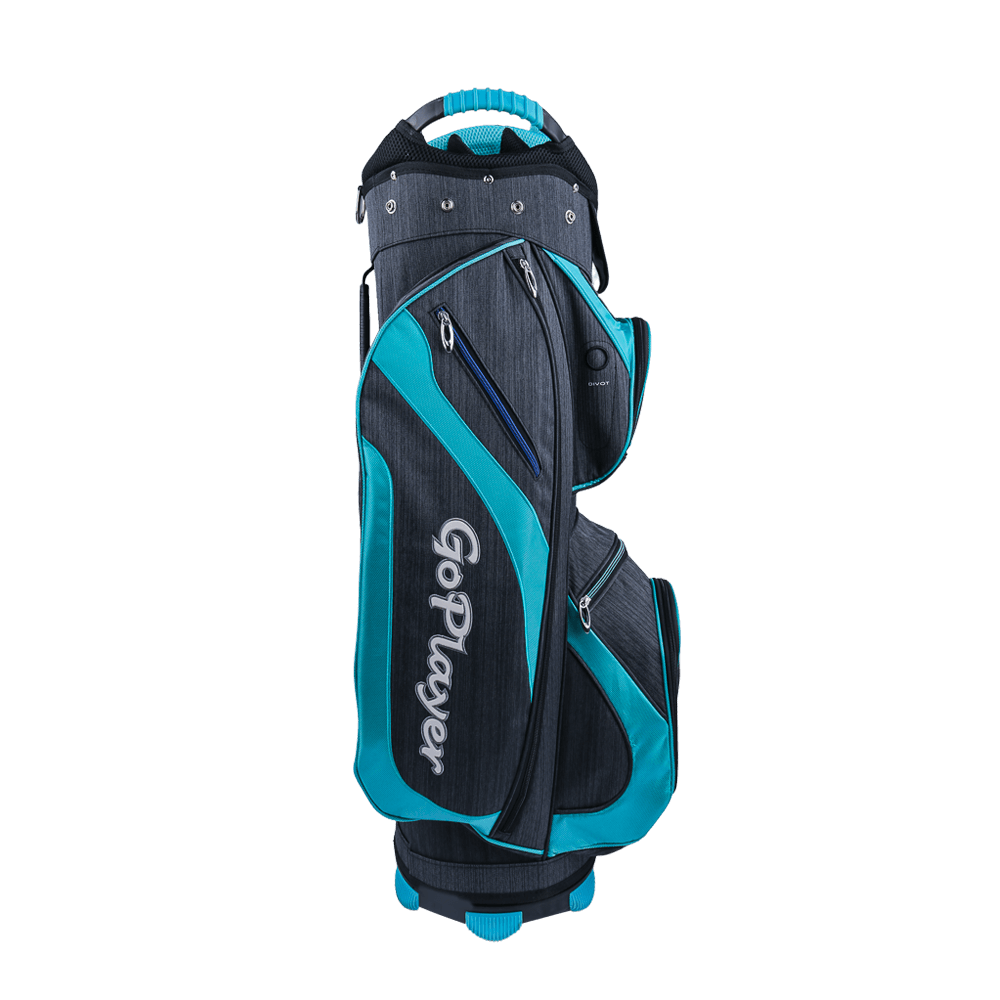 GoPlayer 9.5' Golf 14-hole Rod Bag (Black and Blue)