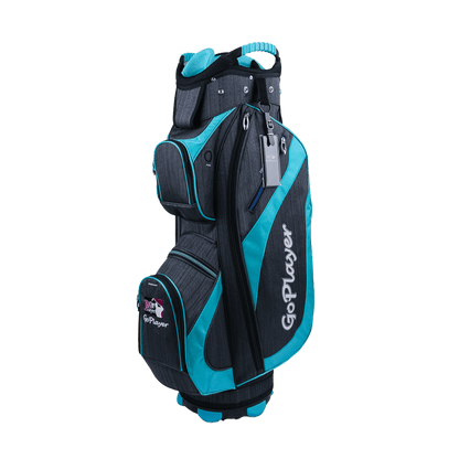 GoPlayer 9.5' Golf 14-hole Rod Bag (Black and Blue)