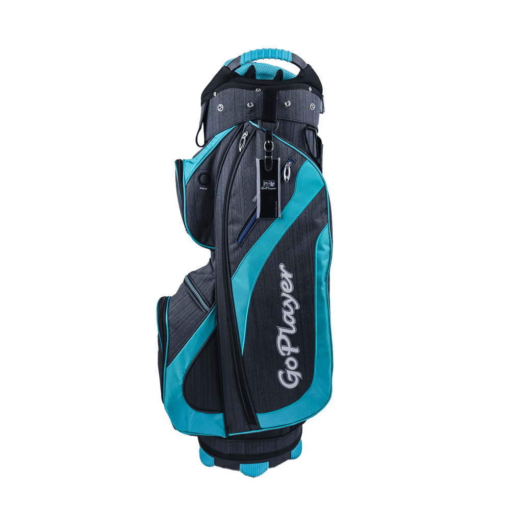 GoPlayer 9.5' Golf 14-hole Rod Bag (Black and Blue)