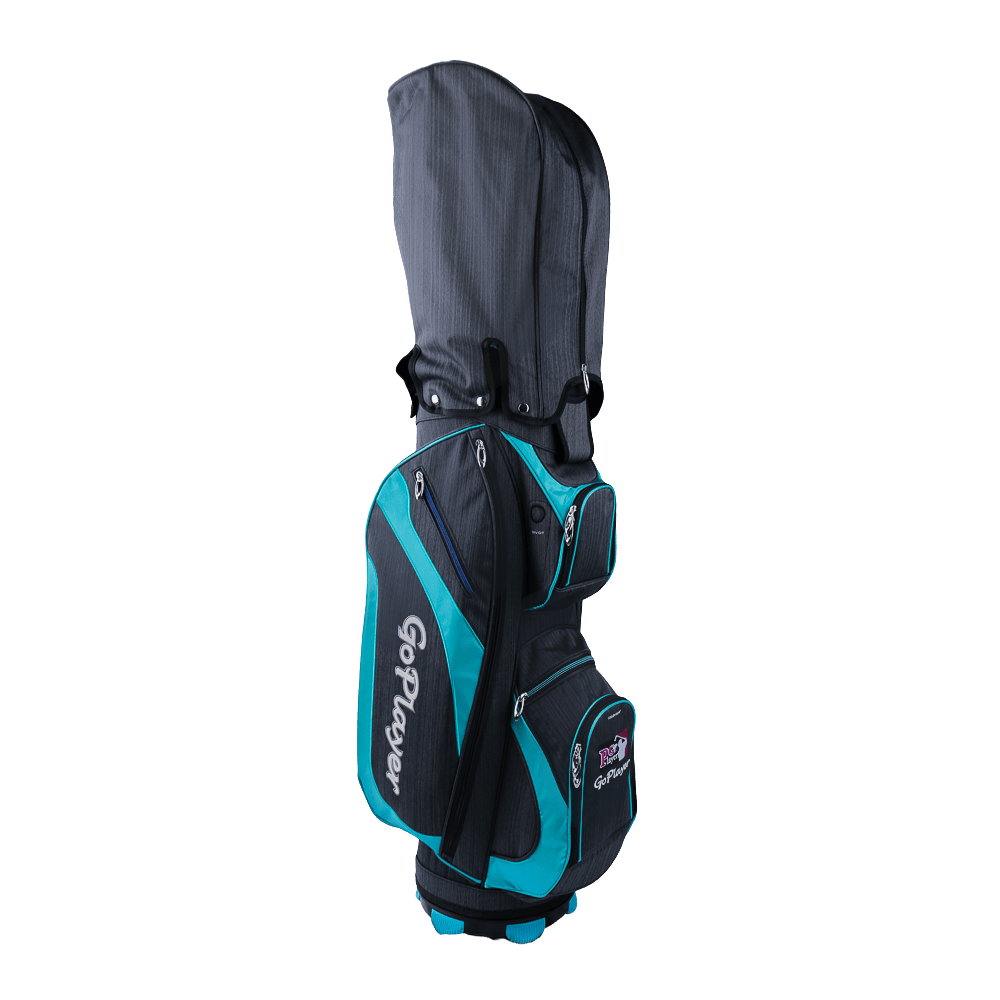 GoPlayer 9.5' Golf 14-hole Rod Bag (Black and Blue)