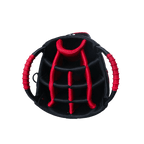 GoPlayer 9.5 フィート ゴルフ 14 ホール ポール バッグ (黒と赤)