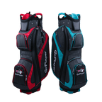 GoPlayer 9.5 フィート ゴルフ 14 ホール ポール バッグ (黒と赤)