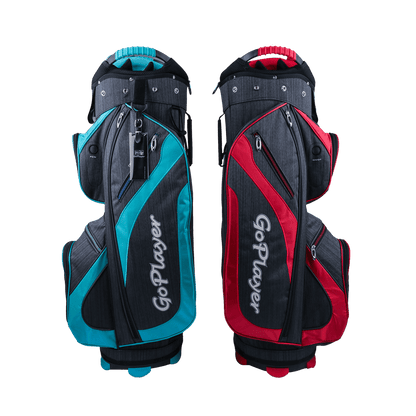 GoPlayer 9.5' Golf 14-hole Rod Bag (Black and Blue)