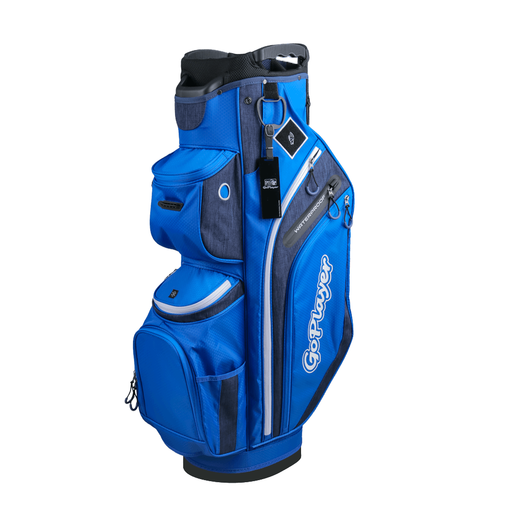 GoPlayer Ultra-Lightweight 14-Hole Rod Bag (Light Blue 2024)