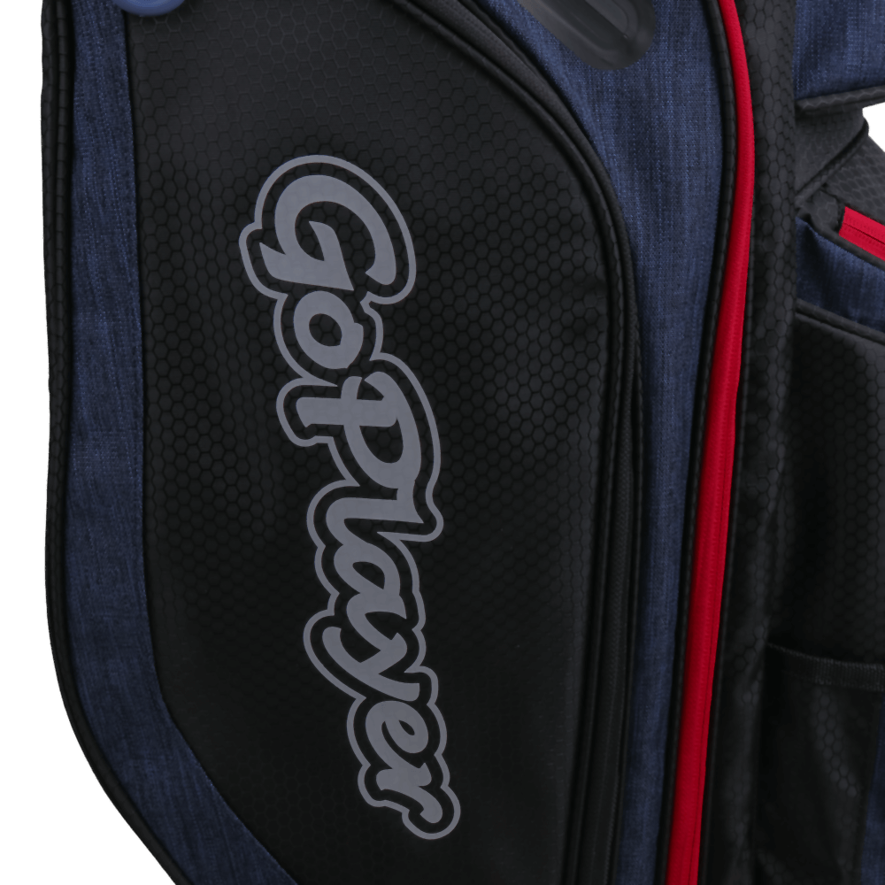 GoPlayer Ultra-Lightweight 14-Hole Rod Bag (Black 2024)