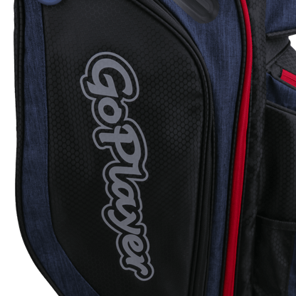 GoPlayer Ultra-Lightweight 14-Hole Rod Bag (Black 2024)