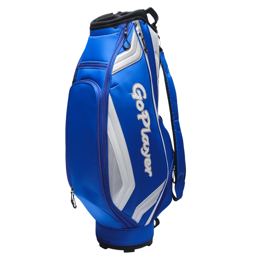 GoPlayer 9フィート プロ仕様ゴルフバッグ（ブルー）