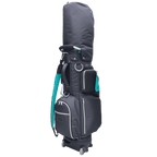 GoPlayer 9.5インチ キャスター付きゴルフクラブバッグ（ブラック）