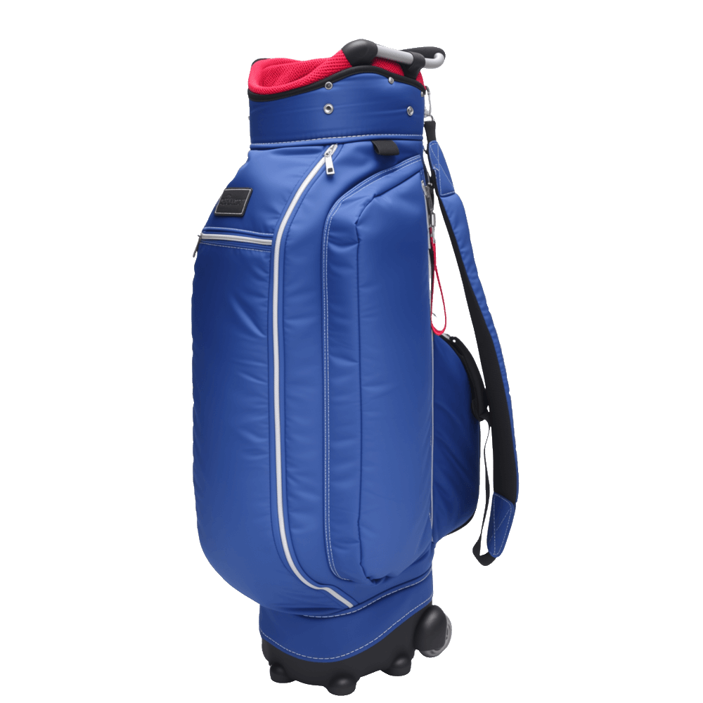 GoPlayer 9.5インチ キャスター付きゴルフクラブバッグ（ネイビー）